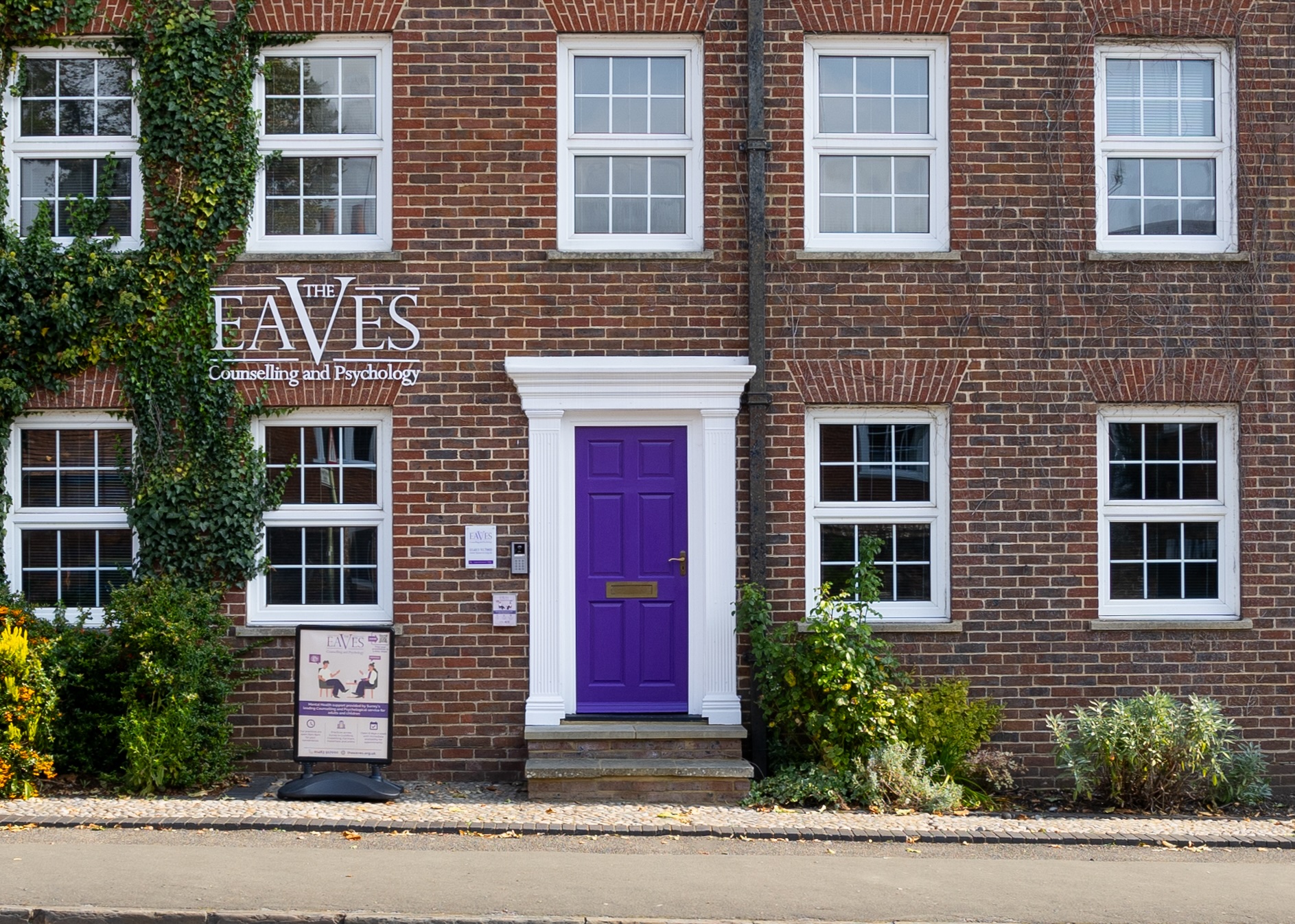 Photo of professional counselling rooms at The Eaves in Farnham, Surrey